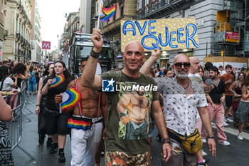 2024-06-29 - Women and men parade through the streets of Naples for Mediterranean Pride of Naples 2024 - NAPOLI PRIDE PARADE - NEWS - SOCIETY