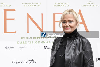 2024-01-08 - Chiara Noschese during the Photocall of the movie ENEA, at HOTEL DE LA VILLE, Rome, Italy. - PHOTOCALL ENEA UN FILM DI PIETRO CASTELLITTO  - NEWS - VIP