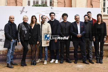 2024-01-08 - The cast during the Photocall of the movie ENEA, at HOTEL DE LA VILLE, Rome, Italy. - PHOTOCALL ENEA UN FILM DI PIETRO CASTELLITTO  - NEWS - VIP