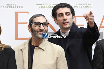 2024-01-08 - Adamo Dionisi and Pietro Castellitto during the Photocall of the movie ENEA, at HOTEL DE LA VILLE, Rome, Italy. - PHOTOCALL ENEA UN FILM DI PIETRO CASTELLITTO  - NEWS - VIP