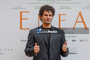 2024-01-08 - Giorgio Quarzo Guarascio during the photocall of movie Enea, 8 january 2024 at Hotel De La Ville, Rome, Italy - PHOTOCALL MOVIE ENEA - NEWS - VIP