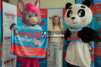 2024-01-28 - Nunu and Carolina Benvenga and Panda - PHOTOCALL WHIT CAROLINA BENVENGA FROM THE FILM EVENT “PIGIAMA PARTY! CAROLINA AND NUNù AT THE BIG ZECCHINO D'ORO PARTY