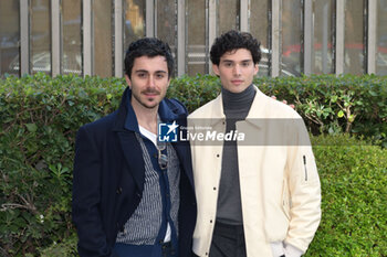 2024-01-29 - Gianluca Zaccaria and Riccardo De Rinaldis Santorelli - PHOTOCALL MAMELI, IL RAGAZZO CHE SOGNò L'ITALIA - NEWS - VIP