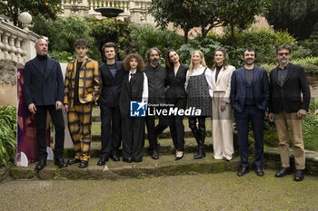 2024-02-05 - The Cast during the Photocall of the movie “Finalmente l’Alba”, 5 February 2024, at garden of Hotel the Russie, Rome Italy - PHOTOCALL OF THE MOVIE “FINALMENTE L’ALBA” - NEWS - VIP