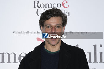 2024-02-13 - Domenico Diele during the Photocall of the movie “Giulietta e Romeo”, 13 February, 2024 at the Hotel Visconti in Rome, Italy. - PHOTOCALL MOVIE GIULIETTA è ROMEO - NEWS - VIP