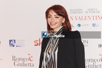 2024-02-14 - Serena De Ferrari during the red carpet of the movie Romeo e Giulietta, 14 February 2024 at Cinema The Space, Rome, Italy - RED CARPET MOVIE ROMEO è GIULIETTA - NEWS - VIP