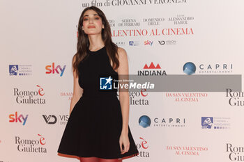 2024-02-14 - Pilar Fogliati during the red carpet of the movie Romeo e Giulietta, 14 February 2024 at Cinema The Space, Rome, Italy - RED CARPET MOVIE ROMEO è GIULIETTA - NEWS - VIP