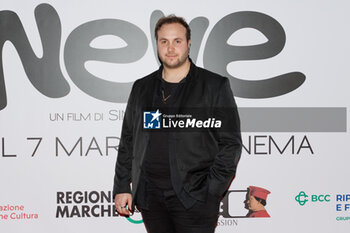 2024-02-20 - Jack Lucas Laugeni during the photocall of the movie Neve, 20 February 2024 at UCI Cinemas Porta di Roma, Rome, Italy - PHOTOCALL MOVIE NEVE - NEWS - VIP