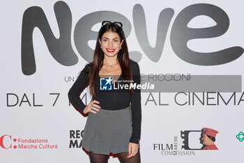 2024-02-20 - Giorgia Fiori during the photocall of the movie Neve, 20 February 2024 at UCI Cinemas Porta di Roma, Rome, Italy - PHOTOCALL MOVIE NEVE - NEWS - VIP