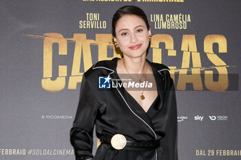 2024-02-26 - Lina Camelia Lumbroso during the photocall of the movie Caracas, 26 February 2024 Cinema Barberini, Rome, Italy - PHOTOCALL MOVIE CARACAS - NEWS - VIP