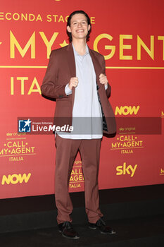 2024-03-14 - Pietro De Nova during the Photocall of the tv serie CALL MY AGENT 2, 14 march 2024 at Cinema The Space, Rome, Italy - PHOTOCALL CALL MY AGENT 2 - NEWS - VIP