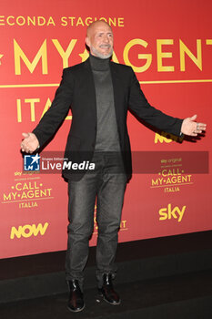 2024-03-14 - Gianmarco Tognazzi during the Photocall of the tv serie CALL MY AGENT 2, 14 march 2024 at Cinema The Space, Rome, Italy - PHOTOCALL CALL MY AGENT 2 - NEWS - VIP