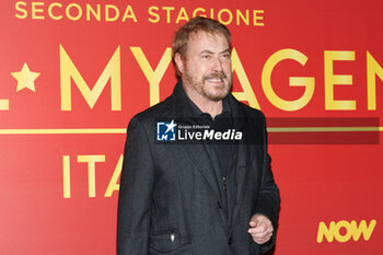 2024-03-14 - Corrado Guzzanti during the Photocall of the tv serie CALL MY AGENT 2, 14 march 2024 at Cinema The Space, Rome, Italy - PHOTOCALL CALL MY AGENT 2 - NEWS - VIP