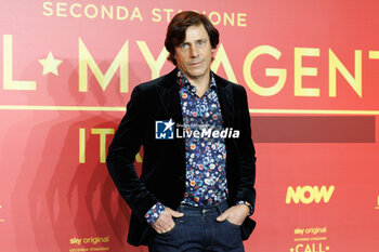 2024-03-14 - Davide Devenuto during the Photocall of the tv serie CALL MY AGENT 2, 14 march 2024 at Cinema The Space, Rome, Italy - PHOTOCALL CALL MY AGENT 2 - NEWS - VIP