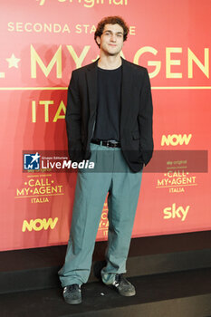 2024-03-14 - Filippo De Carli during the Photocall of the tv serie CALL MY AGENT 2, 14 march 2024 at Cinema The Space, Rome, Italy - PHOTOCALL CALL MY AGENT 2 - NEWS - VIP