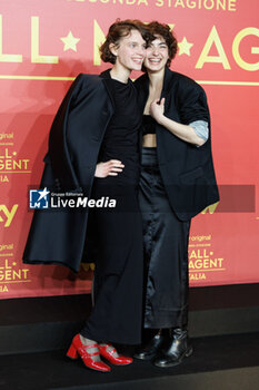 2024-03-14 - Tecla Insolia and Carlotta Gamba during the Photocall of the tv serie CALL MY AGENT 2, 14 march 2024 at Cinema The Space, Rome, Italy - PHOTOCALL CALL MY AGENT 2 - NEWS - VIP
