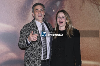 2024-03-20 - Filippo Tini and Lucia Mascino during the Photocall of the movie “Another End”, 20 March, 2024 at the Barberini Cinema in Rome, Italy. - PHOTOCALL ANOTHER END - NEWS - VIP