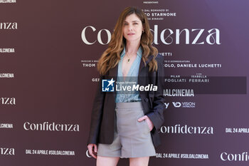 2024-04-17 - Vittoria Puccini during the Photocall of the movie CONFIDENZA, 17 April 2024 at HTL De La Ville, Rome, Italy - PHOTOCALL CONFIDENZA - NEWS - VIP