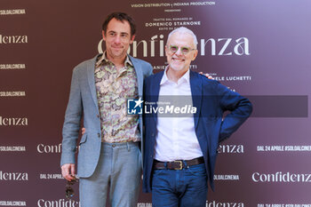 2024-04-17 - Elio Germano and Daniele Luchetti during the Photocall of the movie CONFIDENZA, 17 April 2024 at HTL De La Ville, Rome, Italy - PHOTOCALL CONFIDENZA - NEWS - VIP