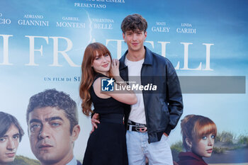 2024-04-29 - Emily Shaqiri and Nate Iacono during the premiere of the movie SEI FRATELLI, 29 April 2024 at Cinema Barberini, Rome, Italy - PREMIERE SEI FRATELLI - NEWS - VIP