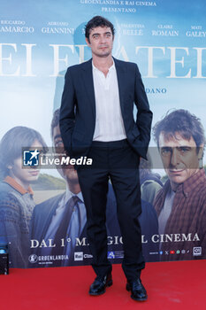 2024-04-29 - Riccardo Scamarcio during the premiere of the movie SEI FRATELLI, 29 April 2024 at Cinema Barberini, Rome, Italy - PREMIERE SEI FRATELLI - NEWS - VIP