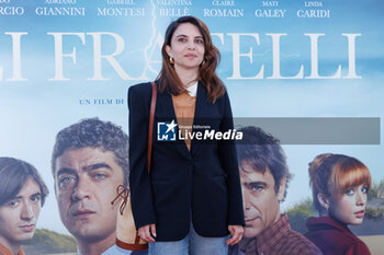 2024-04-29 - Claudia Potenza during the premiere of the movie SEI FRATELLI, 29 April 2024 at Cinema Barberini, Rome, Italy - PREMIERE SEI FRATELLI - NEWS - VIP