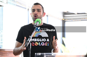2024-05-23 - during the Rome Pride 2024 Press Conference, 26 May 2024 at the Baja in Rome, Italy. - ROMA PRIDE 2024: CONFERENZA STAMPA DI PRESENTAZIONE  - NEWS - VIP