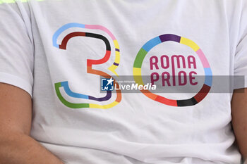 2024-05-23 - Mario Colamarino during the Rome Pride 2024 Press Conference, 26 May 2024 at the Baja in Rome, Italy. - ROMA PRIDE 2024: CONFERENZA STAMPA DI PRESENTAZIONE  - NEWS - VIP