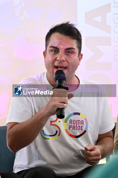2024-05-23 - Mario Colamarino during the Rome Pride 2024 Press Conference, 26 May 2024 at the Baja in Rome, Italy. - ROMA PRIDE 2024: CONFERENZA STAMPA DI PRESENTAZIONE  - NEWS - VIP