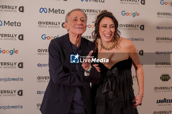 2024-05-28 - Roberto Vecchioni and Francesca Vecchioni - DIVERSITY MEDIA AWARDS  - NEWS - VIP