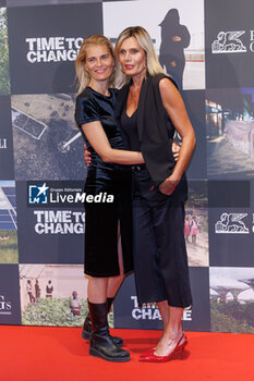 2024-06-03 - Tania Paragoni and Claudia Zanella during the Photocall of the movie TIME TO CHANGE, 3 June 2024 at Cinema The Space, Rome, Italy - PHOTOCALL TIME TO CHANGE - NEWS - VIP