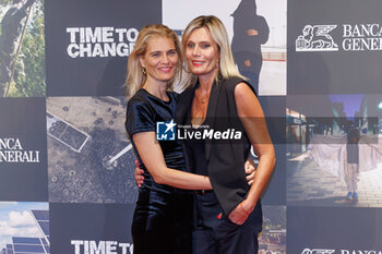 2024-06-03 - Tania Paragoni and Claudia Zanella during the Photocall of the movie TIME TO CHANGE, 3 June 2024 at Cinema The Space, Rome, Italy - PHOTOCALL TIME TO CHANGE - NEWS - VIP