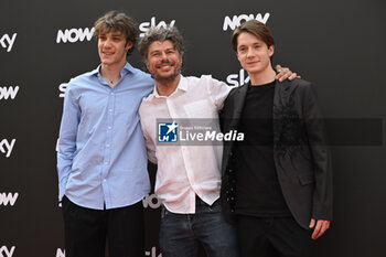 2024-06-19 - Matteo Giuggioli, Sydney Sibilia and Elia Nuzzolo attends the Photocall SKY Program at Barberini Palace in Rome, Italy on July 19th, 2024 - PHOTOCALL IN ROME - SKY PROGRAM - NEWS - VIP