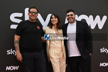 2024-06-19 - Alessio Maria Federici, Sivia D'Amico and Salvatore Esposito attends the Photocall SKY Program at Barberini Palace in Rome, Italy on July 19th, 2024 - PHOTOCALL IN ROME - SKY PROGRAM - NEWS - VIP