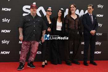 2024-06-19 - Jake La Furia, Paola Iezzi, Giorgia, Manuel Agnelli and Achille Lauro attends the Photocall SKY Program at Barberini Palace in Rome, Italy on July 19th, 2024 - PHOTOCALL IN ROME - SKY PROGRAM - NEWS - VIP