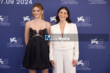 2024-09-07 - (L-R) Isabelle Fuhrman and Georgia MacPhail attend the 