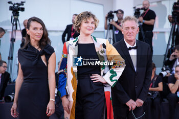 2024-09-07 - (L-R) Adriaan Lokman, Celine Daemen and Marion Burger attend the Closing Ceremony red carpet during the 81st Venice International Film Festival at Palazzo del Cinema on September 07, 2024 in Venice, Italy. ©Photo: Cinzia Camela. - 2024 CLOSING CEREMONY RED CARPET - THE 81ST VENICE INTERNATIONAL FILM FESTIVAL - NEWS - VIP