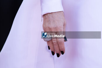 2024-09-07 - Isabelle Huppert (ring detail) attends the Closing Ceremony red carpet during the 81st Venice International Film Festival at Palazzo del Cinema on September 07, 2024 in Venice, Italy. ©Photo: Cinzia Camela. - 2024 CLOSING CEREMONY RED CARPET - THE 81ST VENICE INTERNATIONAL FILM FESTIVAL - NEWS - VIP