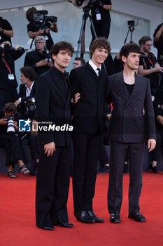 2024-09-07 - (R-L) Ludovic Boukherma, Paul Kircher and Zoran Boukherma attend attend the Closing Ceremony red carpet during the 81st Venice International Film Festival at Palazzo del Cinema on September 07, 2024 in Venice, Italy. ©Photo: Cinzia Camela. - 2024 CLOSING CEREMONY RED CARPET - THE 81ST VENICE INTERNATIONAL FILM FESTIVAL - NEWS - VIP