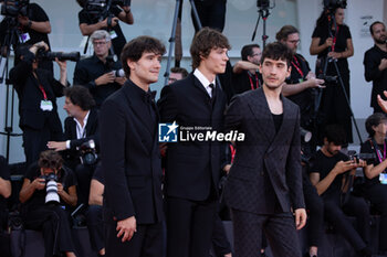 2024-09-07 - (R-L) Ludovic Boukherma, Paul Kircher and Zoran Boukherma attend attend the Closing Ceremony red carpet during the 81st Venice International Film Festival at Palazzo del Cinema on September 07, 2024 in Venice, Italy. ©Photo: Cinzia Camela. - 2024 CLOSING CEREMONY RED CARPET - THE 81ST VENICE INTERNATIONAL FILM FESTIVAL - NEWS - VIP