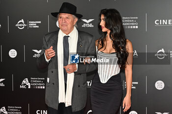 2024-10-14 - Vittorio Storaro and Eleonora Storaro attend the red carpet for the film Megalopolis at Cinecitta Studios on October 14, 2024 in Rome, Italy.

 - RED CARPET MEGALOPOLIS - NEWS - VIP