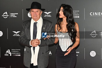 2024-10-14 - Vittorio Storaro and Eleonora Storaro attend the red carpet for the film Megalopolis at Cinecitta Studios on October 14, 2024 in Rome, Italy.

 - RED CARPET MEGALOPOLIS - NEWS - VIP