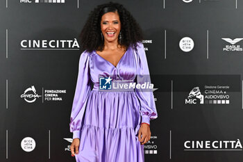 2024-10-14 - Denny Mendez attend the red carpet for the film Megalopolis at Cinecitta Studios on October 14, 2024 in Rome, Italy.

 - RED CARPET MEGALOPOLIS - NEWS - VIP