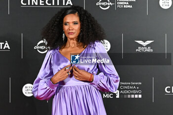 2024-10-14 - Denny Mendez attend the red carpet for the film Megalopolis at Cinecitta Studios on October 14, 2024 in Rome, Italy.

 - RED CARPET MEGALOPOLIS - NEWS - VIP