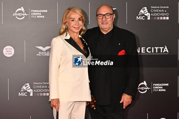 2024-10-14 - Francesca Lo Schiavo and Dante Ferretti attend the red carpet for the film Megalopolis at Cinecitta Studios on October 14, 2024 in Rome, Italy.

 - RED CARPET MEGALOPOLIS - NEWS - VIP