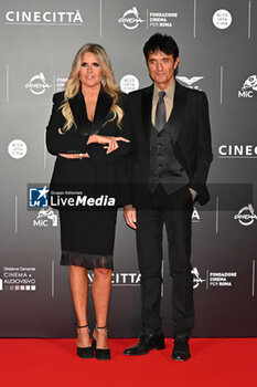 2024-10-14 - Tiziana Rocca and Giulio Base attend the red carpet for the film Megalopolis at Cinecitta Studios on October 14, 2024 in Rome, Italy.

 - RED CARPET MEGALOPOLIS - NEWS - VIP