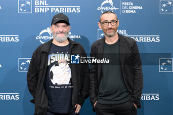 2024-10-17 - Marco Manetti and Antonio Manetti director attends the Photocall of the movie “U.S. Palmese” during the 19th Rome Film Festival at Auditorium Parco Della Musica on October 17, 2024 in Rome, Italy. - THE 19TH ROME FILM FESTIVAL PHOTOCALL 