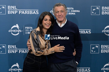 2024-10-17 - Donatella Finocchiaro, Luca Barbareschi director attends the Photocall of the movie “Paradiso in Vendita” during the 19th Rome Film Festival at Auditorium Parco Della Musica on October 17, 2024 in Rome, Italy. - THE 19TH ROME FILM FESTIVAL PHOTOCALL 