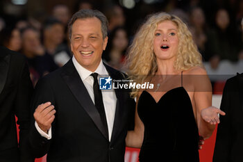 2024-10-18 - Gabriele Muccino Elena Kampouris  attends the red Carpet of the movie “Fino alla Fine” during the 19th Rome Film Festival at Auditorium Parco Della Musica on October 18, 2024 in Rome, Italy. - THE 19TH ROME FILM FEST RED CARPET 