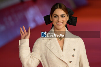 2024-10-21 - Miriam Leone attends the Red Carpet of the movie “Miss Fallaci” during the 19th Rome Film Fest at Auditorium Parco Della Musica on October 21, 2024 in Rome, Italy. - THE 19TH ROME FILM FEST RED CARPET 